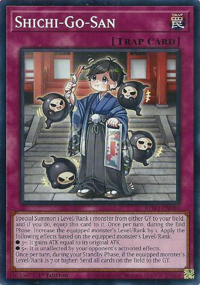 YuGiOh Burst Protocol Shichi-Go-San BPRO-EN080 Common Near Mint 1st Edition