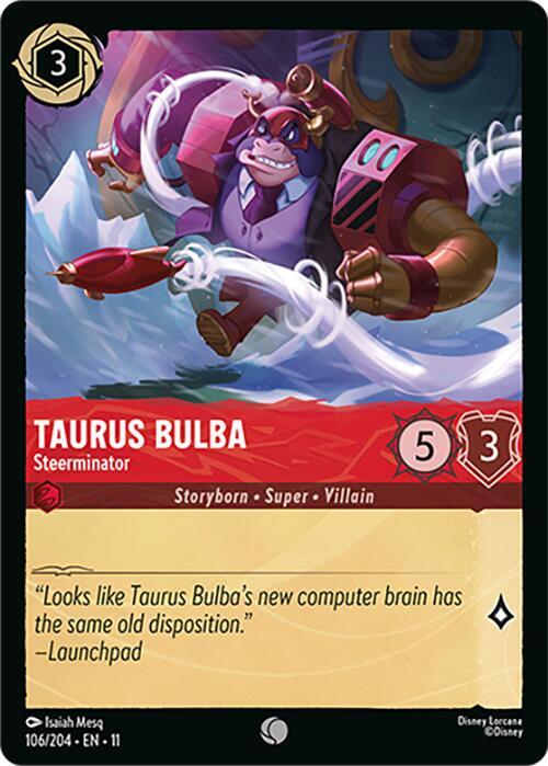 Lorcana TCG Winterspell Taurus Bulba - Steerminator 106/204 Common Near Mint