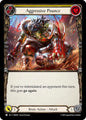 Flesh & Blood TCG Compendium of Rathe Aggressive Pounce (Yellow) PEN010 Common Near Mint Rainbow Foil