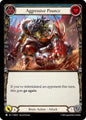 Flesh & Blood TCG Compendium of Rathe Aggressive Pounce (Blue) PEN011 Common Near Mint Rainbow Foil
