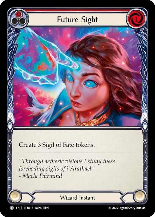 Flesh & Blood TCG Compendium of Rathe Future Sight (Red) PEN117 Common Near Mint