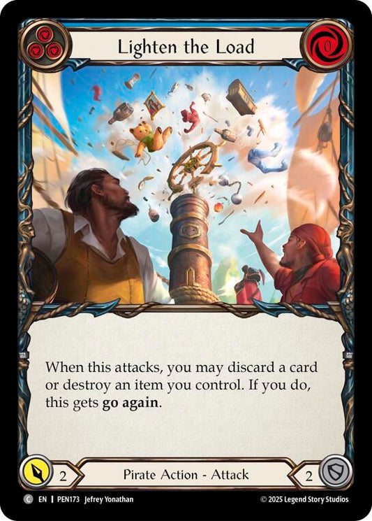 Flesh & Blood TCG Compendium of Rathe Lighten The Load (Blue) PEN173 Common Near Mint