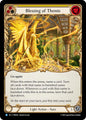 Flesh & Blood TCG Compendium of Rathe Blessing Of Themis (Yellow) PEN182 Rare Near Mint