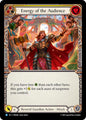 Flesh & Blood TCG Compendium of Rathe Energy Of The Audience (Yellow) PEN286 Rare Near Mint