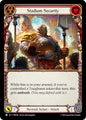 Flesh & Blood TCG Compendium of Rathe Stadium Security (Red) PEN294 Common Near Mint