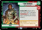 Star Wars: Unlimited A Lawless Time Saw Gerrera - Bring Down the Empire 1/264 Rare Near Mint