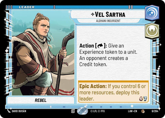 Star Wars: Unlimited A Lawless Time Vel Sartha - Aldhani Insurgent 6/264 Common Near Mint
