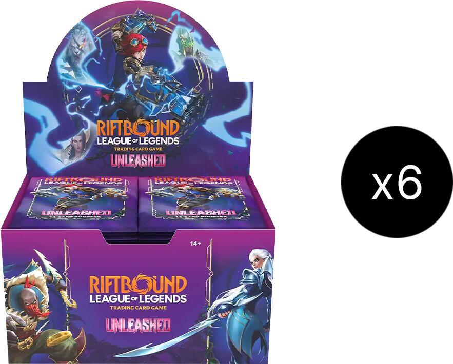 Riftbound League of Legends Trading Card Game Unleashed - Booster Case