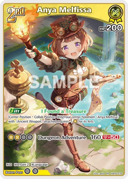 hololive OFFICIAL CARD GAME Curious Universe Anya Melfissa (RR) hBP04-078 Double Rare Near Mint Foil