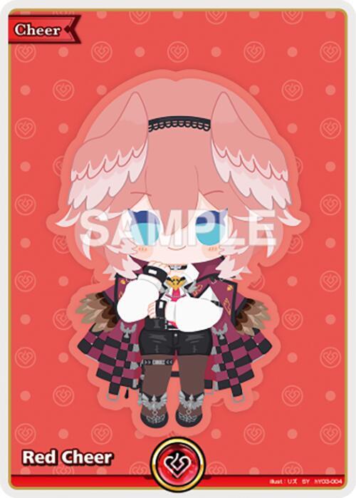 hololive OFFICIAL CARD GAME Curious Universe Red Cheer (SY) hY03-004 Special Yell Near Mint Foil