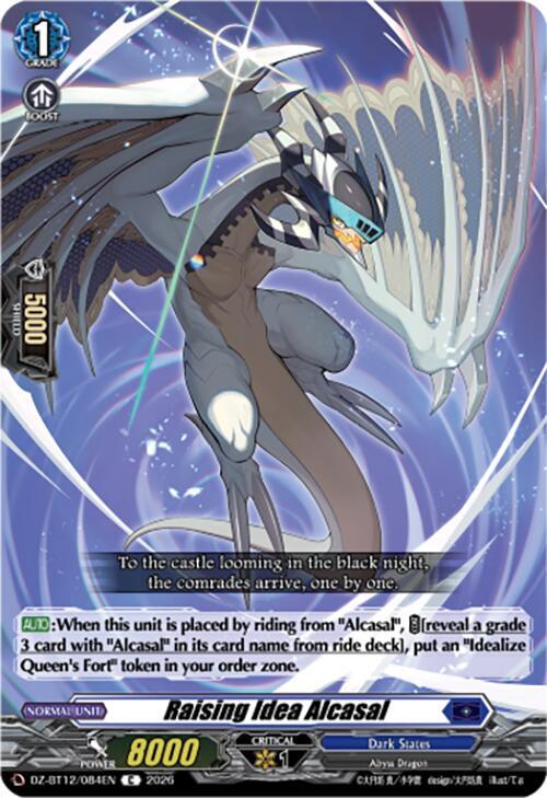 Cardfight Vanguard DZ-BT12: Chasm of Lost Souls Raising Idea Alcasal DZ-BT12/084EN - C Near Mint