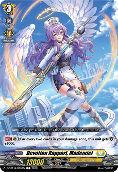 Cardfight Vanguard DZ-BT12: Chasm of Lost Souls Devotion Rapport, Mademiel DZ-BT12/095EN - C Near Mint