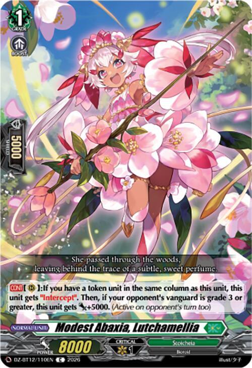 Cardfight Vanguard DZ-BT12: Chasm of Lost Souls Modest Abaxia, Lutchamellia DZ-BT12/110EN - C Near Mint