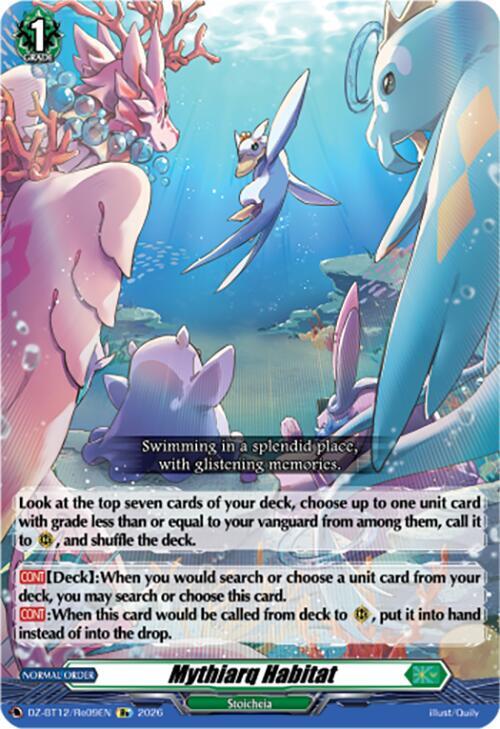 Cardfight Vanguard DZ-BT12: Chasm of Lost Souls Mythiarq Habitat DZ-BT12/Re09EN - RE Near Mint