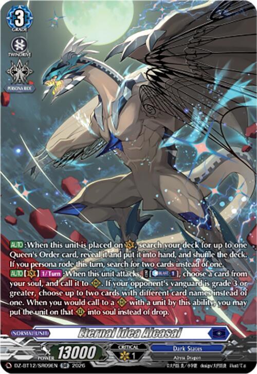 Cardfight Vanguard DZ-BT12: Chasm of Lost Souls Eternal Idea, Alcasal (SR) DZ-BT12/SR09EN - SR Near Mint