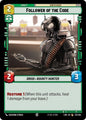 Star Wars: Unlimited A Lawless Time Follower of the Code 153/264 Common Near Mint