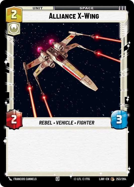 Star Wars: Unlimited A Lawless Time Alliance X-Wing 253/264 Common Near Mint