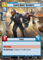 Star Wars: Unlimited A Lawless Time Canto Bight Security (Hyperspace) 385 Uncommon Near Mint