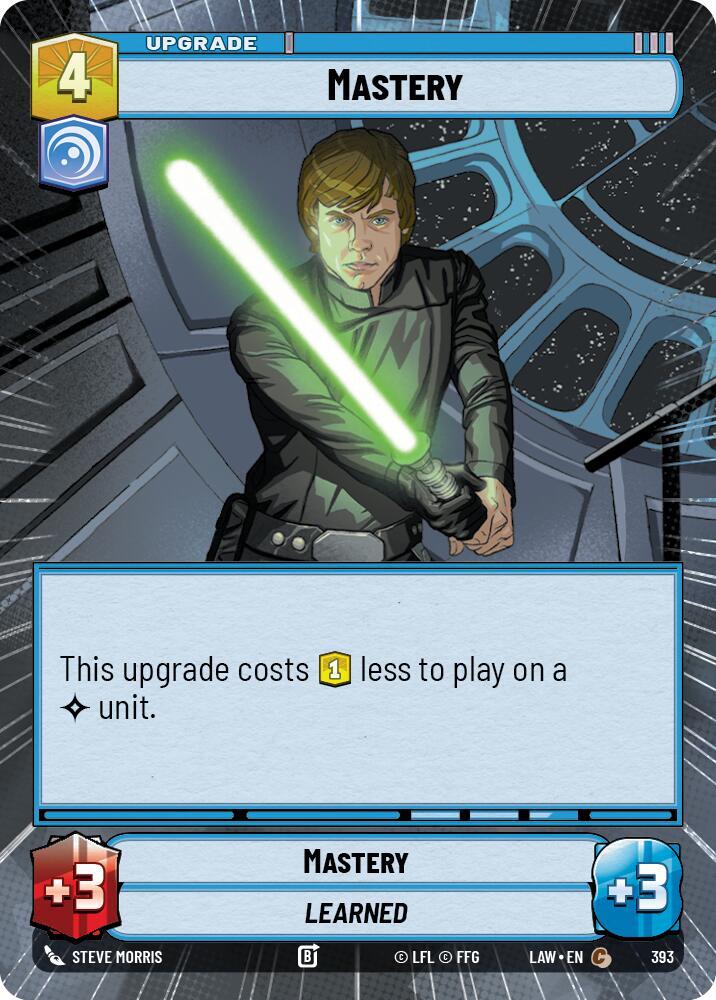 Star Wars: Unlimited A Lawless Time Mastery (Hyperspace) 393 Common Near Mint