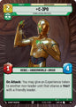 Star Wars: Unlimited A Lawless Time C-3PO - Translation Protocol (Hyperspace) 416 Uncommon Near Mint