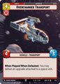 Star Wars: Unlimited A Lawless Time Overcharged Transport (Hyperspace) 459 Common Near Mint