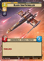 Star Wars: Unlimited A Lawless Time Black Sun Patroller (Hyperspace) 475 Common Near Mint