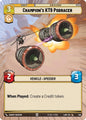 Star Wars: Unlimited A Lawless Time Champion's KT-9 Podracer (Hyperspace) 496 Common Near Mint