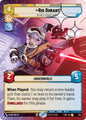 Star Wars: Unlimited A Lawless Time Rio Durant - Beckett's Right Hands (Hyperspace Foil) 595 Rare Near Mint Foil