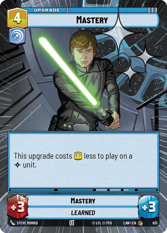 Star Wars: Unlimited A Lawless Time Mastery (Hyperspace Foil) 631 Common Near Mint Foil