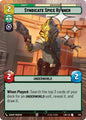 Star Wars: Unlimited A Lawless Time Syndicate Spice Runner (Hyperspace Foil) 638 Uncommon Near Mint Foil