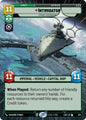 Star Wars: Unlimited A Lawless Time Intimidator - Citadel Overwatch (Hyperspace Foil) 642 Legendary Near Mint Foil