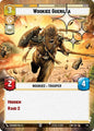 Star Wars: Unlimited A Lawless Time Wookiee Guerilla (Hyperspace Foil) 722 Common Near Mint Foil