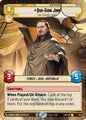 Star Wars: Unlimited A Lawless Time Qui-Gon Jinn - Influencing Chance (Hyperspace Foil) 739 Rare Near Mint Foil