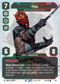 Star Wars: Unlimited A Lawless Time Maul - Master of the Shadow Collective (Prestige) 815 Legendary Near Mint