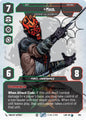 Star Wars: Unlimited A Lawless Time Maul - Master of the Shadow Collective (Prestige Foil) 854 Legendary Near Mint Foil