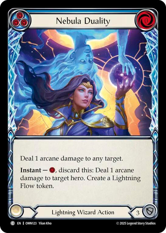 Flesh and Blood TCG Omens of the Third Age Nebula Duality (Blue) #OMN123 Common Near Mint