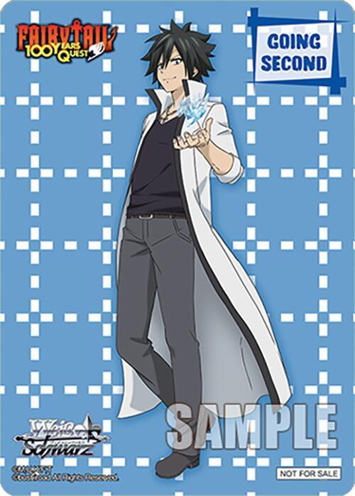 Weiss Schwarz FAIRY TAIL 100 YEARS QUEST Going Second (100 Years Quest, Gray Fullbuster) Promo Near Mint