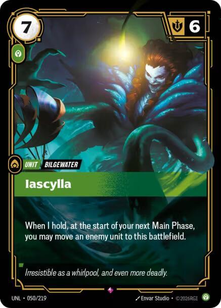 Riftbound: League of Legends Trading Card Game Unleashed Iascylla 050/219 Rare Near Mint Foil