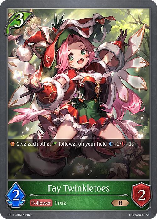 Shadowverse: Evolve BP16: New World Genesis Fay Twinkletoes BP16-016EN Bronze Near Mint