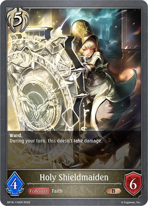 Shadowverse: Evolve BP16: New World Genesis Holy Shieldmaiden BP16-110EN Bronze Near Mint