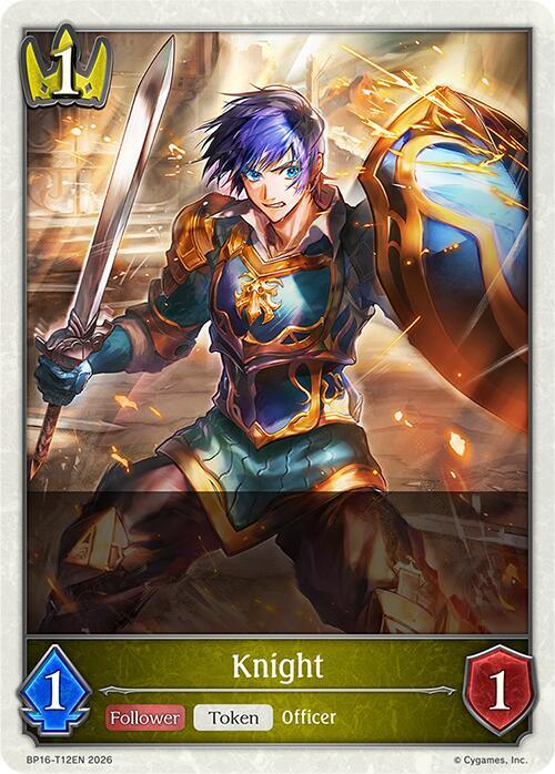 Shadowverse: Evolve BP16: New World Genesis Knight BP16-T12EN None Near Mint
