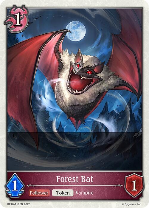 Shadowverse: Evolve BP16: New World Genesis Forest Bat BP16-T19EN None Near Mint