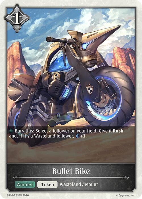 Shadowverse: Evolve BP16: New World Genesis Bullet Bike BP16-T21EN None Near Mint