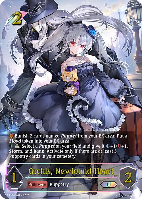 Shadowverse: Evolve BP16: New World Genesis Orchis, Newfound Heart (U) BP16-U01EN Ultimate Near Mint