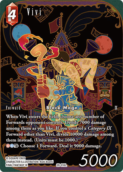 Final Fantasy TCG Dreamlike Oceans Vivi (Full Art) 28-016L Legend Near Mint Foil