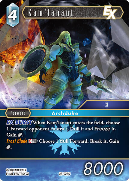 Final Fantasy TCG Dreamlike Oceans Kam'lanaut EX 28-023C Common Near Mint