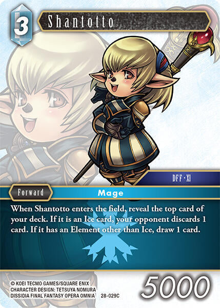Final Fantasy TCG Dreamlike Oceans Shantotto 28-029C Common Near Mint Foil