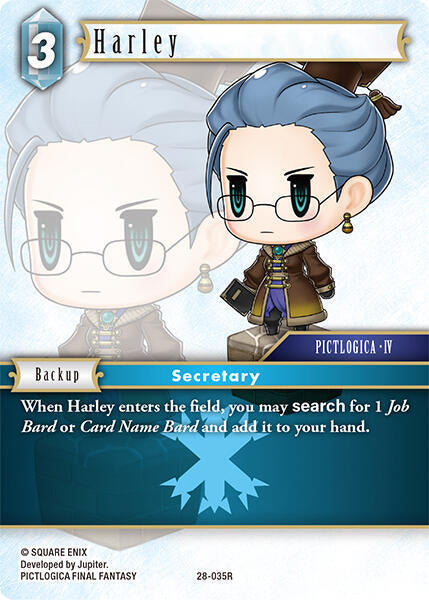 Final Fantasy TCG Dreamlike Oceans Harley 28-035R Rare Near Mint