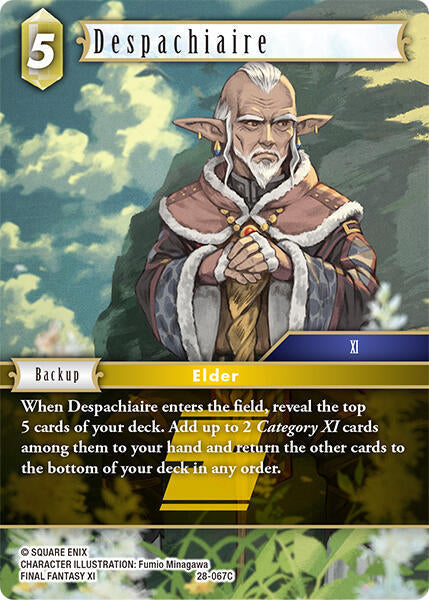 Final Fantasy TCG Dreamlike Oceans Despachiaire 28-067C Common Near Mint