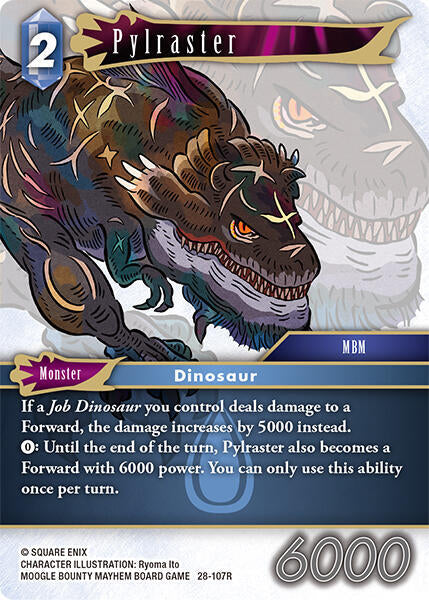 Final Fantasy TCG Dreamlike Oceans Pylraster 28-107R Rare Near Mint Foil